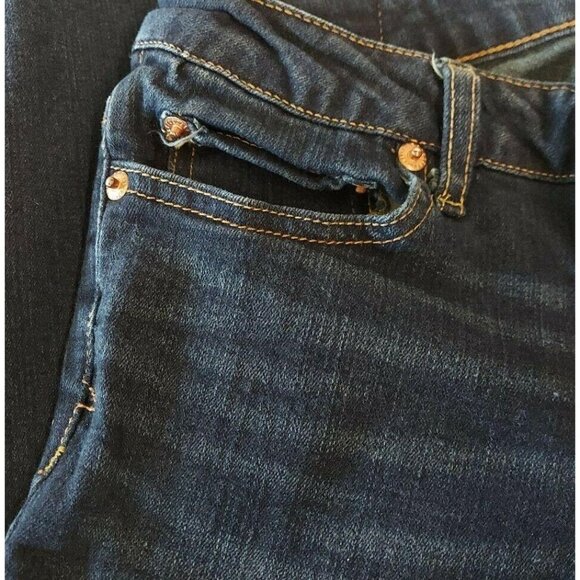 Aeropostale Juniors Lola Jeggings Sz 0 Short 5 Pocket Fringe Leg Bottom Jeans - Picture 3 of 8